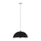 Z-Lite Landry 1 Light Pendant, Matte Black & Brushed Nickel 1004P20-MB-BN - alternate 7
